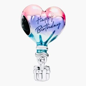 Colorful Heart-Shaped Birthday Charm